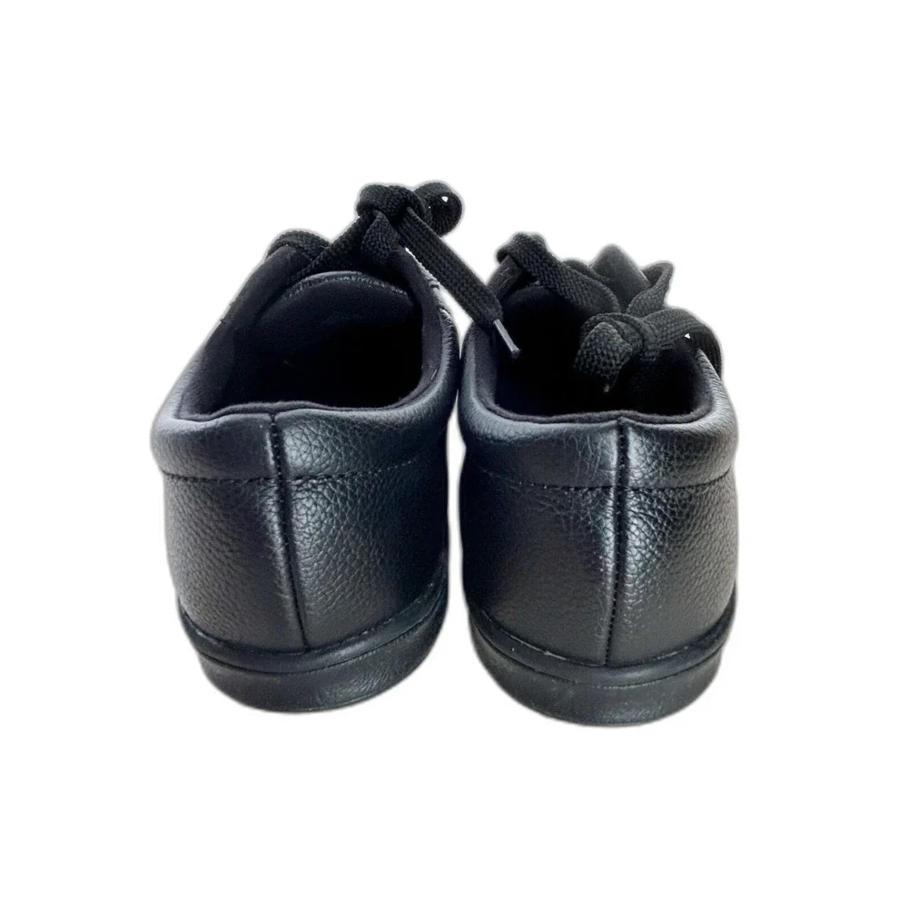 Easy Spirit Black Leather Sneakers Womens 9 Walking Shoes Excellent!
